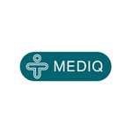 Het logo van Mediq